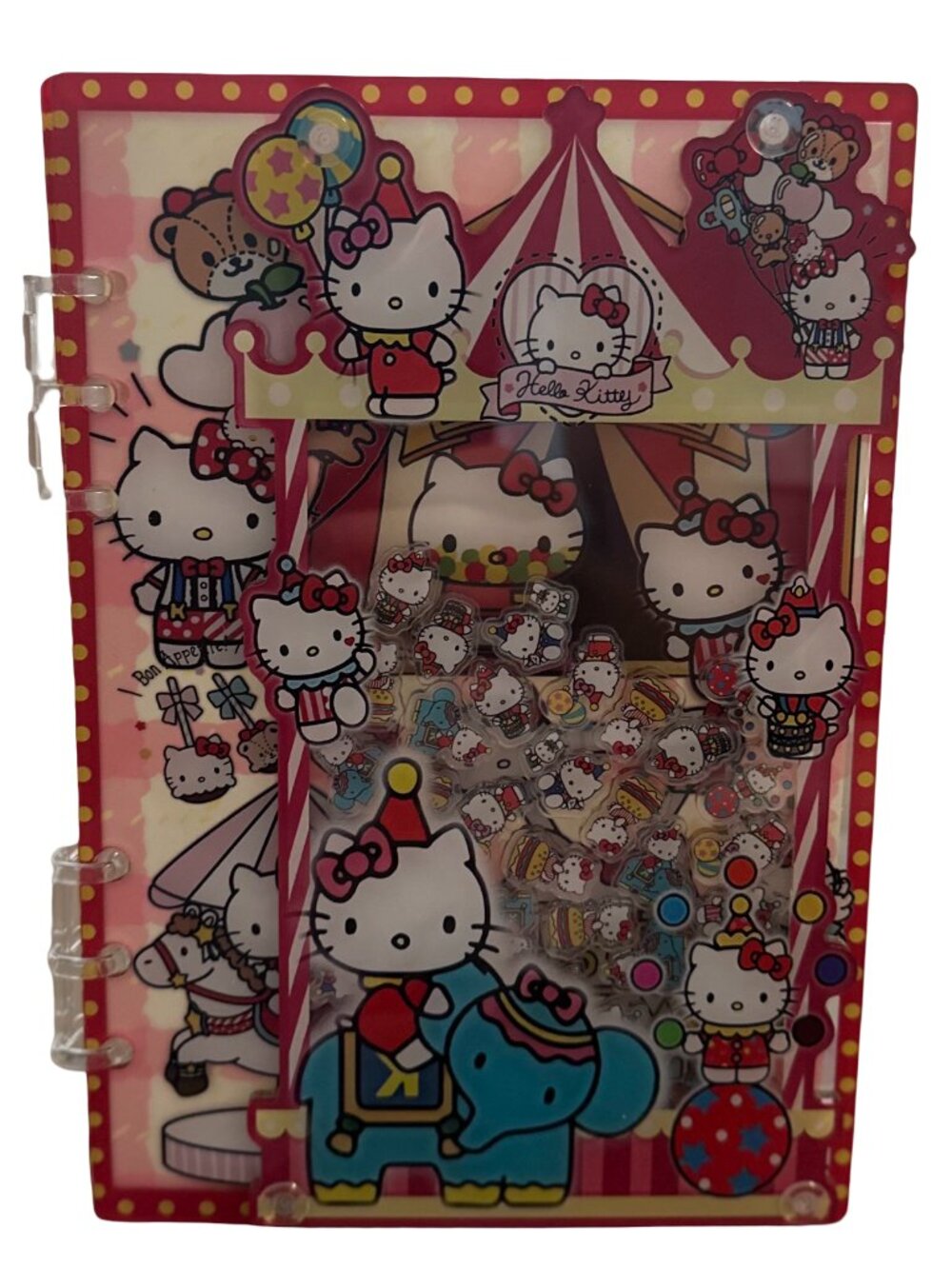 Hello Kitty Acrylic Shaker Notebook Bundle - Picture 3 of 11